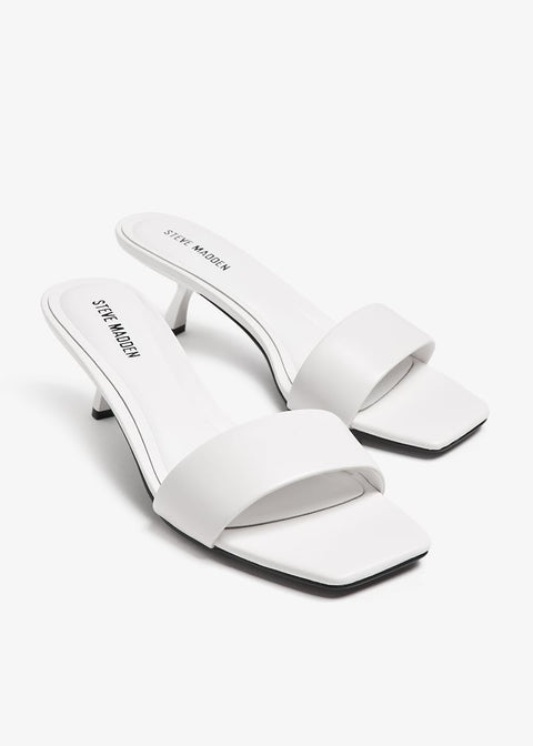 Steve Madden Women's White Vella Sandals | Steve Madden In Lebanon