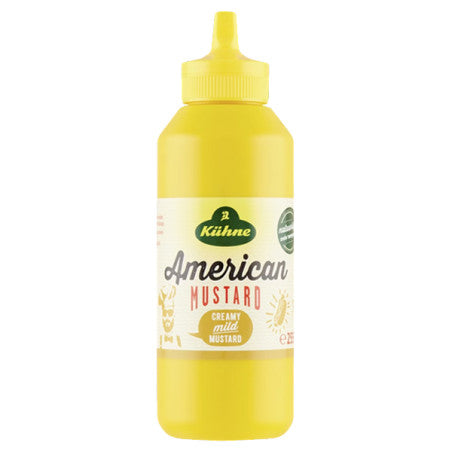 Kuhne American Mustard Squeeze Mild 255g | Kuhne In Lebanon