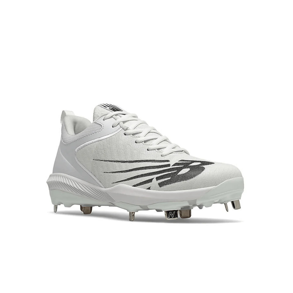 New Balance Men's White FuelCell 4040 v6 Metal Cleat Sneaker | New Balance In Lebanon