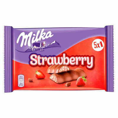 Milka Strawberry Chocolate Bar 5x1 | Milka In Lebanon