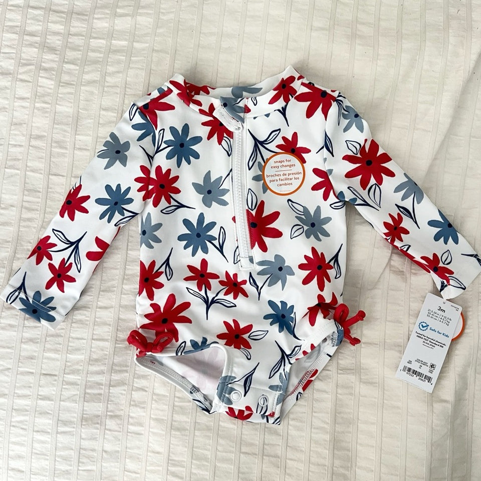 Carter's Just One You Baby Girl's Multicolor Rash guard Swimwear | Carter's Just One You In Lebanon