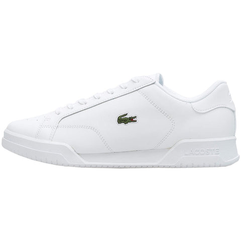 Lacoste Men's White Twin Serve 0721 2 SMA Leather Sneakers | Lacoste In Lebanon