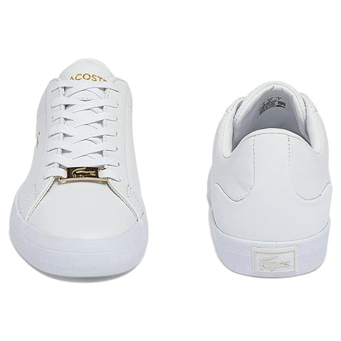 Lacoste Men's White Powercourt Low-top Sneakers | Lacoste In Lebanon