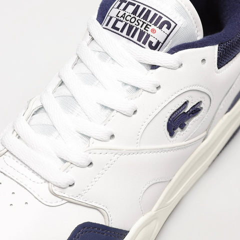 Lacoste Men's White & Navy Lineshot 223 2 SMA Sneaker | Lacoste In Lebanon