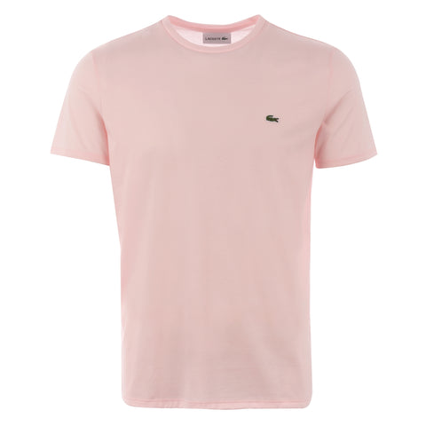 Lacoste Men's Flamingo Pink Pima Cotton Jersey T-Shirt | Lacoste  In Lebanon