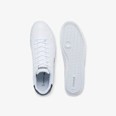 Lacoste Men's White & Black Leather Graduate Sneakers | Lacoste In Lebanon