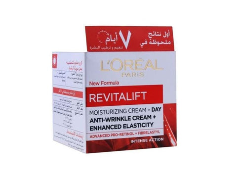 L'Oreal Paris Revitalift Moisturizing Day Cream Anti-Wrinkle +Enhanced Elasticity 50ml