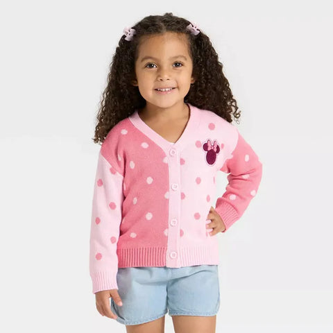 Disney Girl's Pink Minnie Mouse Cardigan | Disney  in Lebanon