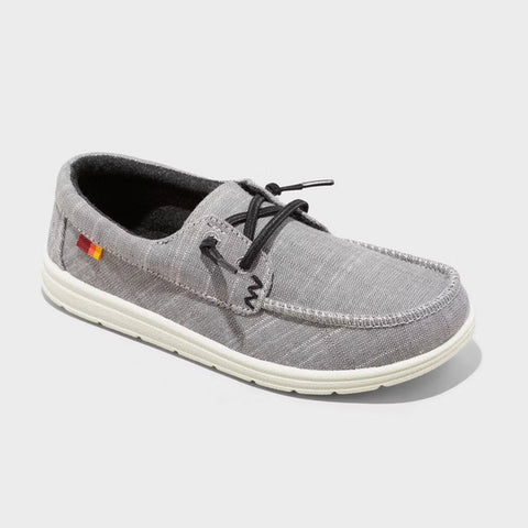 Cat & Jack Boy's Gray Canvas Lace Up Casual Comfort sneakers|Cat & Jack In Lebanon