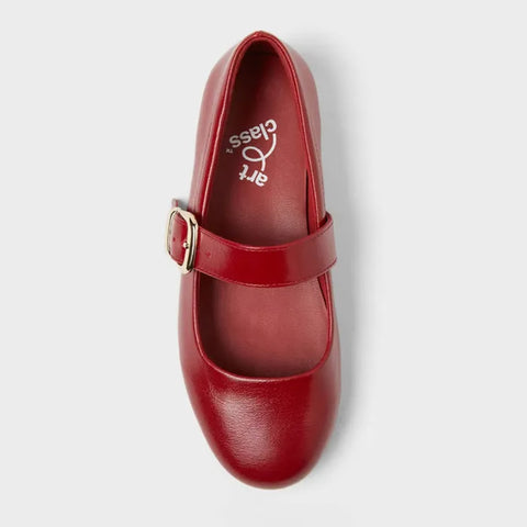 Art Class Women's Burgundy Kaira Buckle Ballerina | Art Class In Lebanon