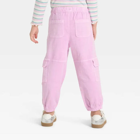 Cat & Jack Girl's Mauve Cargo Jogger Pants | Cat & Jack In Lebanon