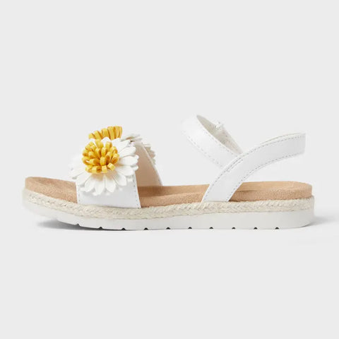 Cat & Jack Baby Girl's White Abbie Daisy Sandals | Cat & Jack In Lebanon