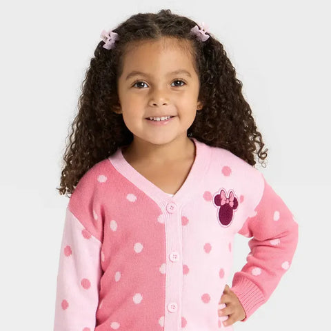 Disney Girl's Pink Minnie Mouse Cardigan | Disney  in Lebanon