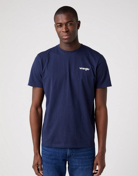 Wrangler Men's Navy & White 2 Pack T-Shirts | Wrangler In Lebanon