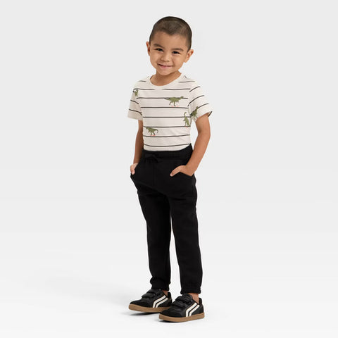 Cat & Jack Boy's Black Fleece Jogger Pants | Cat & Jack In Lebanon