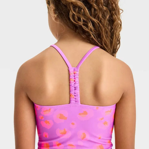 Cat & Jack Girl's Purple 2pc Leopard Spot Tankini Set | Cat & Jack in Lebanon