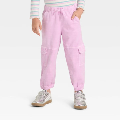 Cat & Jack Girl's Mauve Cargo Jogger Pants | Cat & Jack In Lebanon