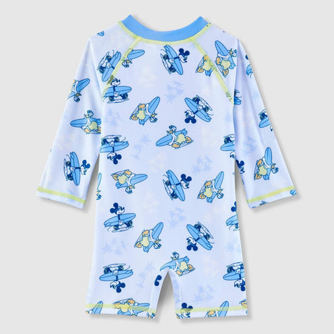 Disney Baby Boy's Light Blue Mickey Mouse One Piece Rash Guard Swimsuit   | Disney  in Lebanon