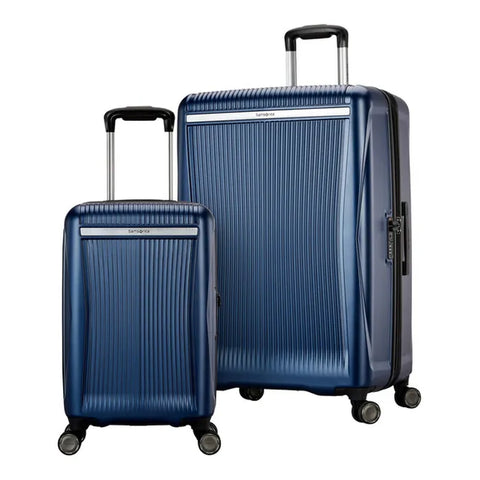 Samsonite Blackstone Navy Expandable Spinner 2 Piece Luggage | Samsonite In Lebanon