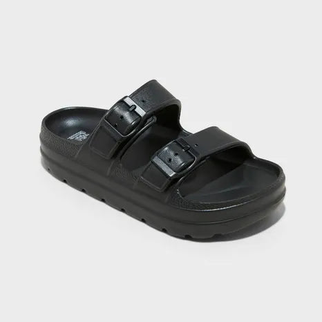 Wild Fable Women's Black Trixie Platform Slippers | Wild Fable In Lebanon