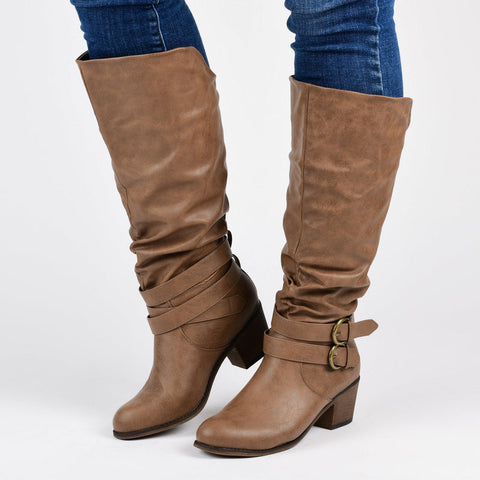 Journee Collection Women's Brown Boots | Journee Collection in Lebanon