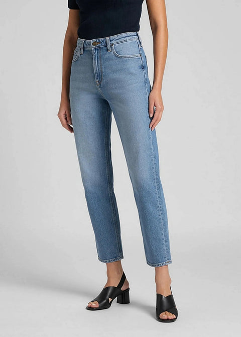 Lee Women's Blue Mid Soho Coral Regular Straight Jeans | Lee In Lebanon