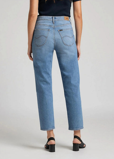 Lee Women's Blue Mid Soho Coral Regular Straight Jeans | Lee In Lebanon