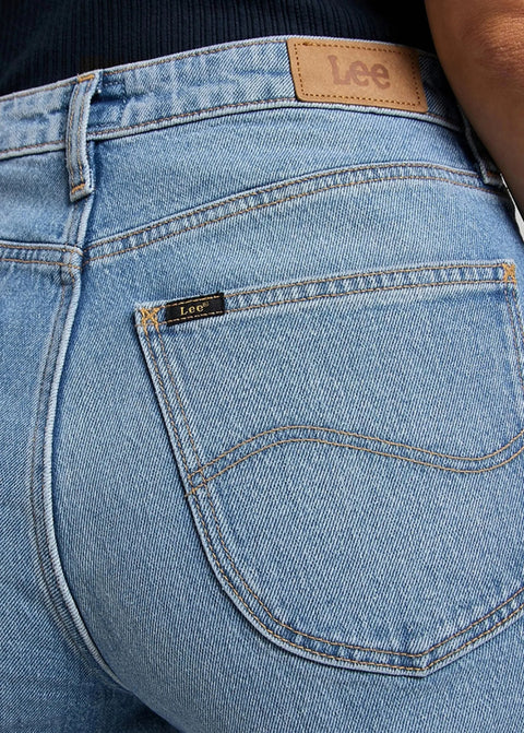 Lee Women's Blue Mid Soho Coral Regular Straight Jeans | Lee In Lebanon