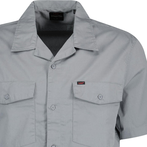 Lee Men's Gray SS Chetopa Shirt | Lee In Lebanon