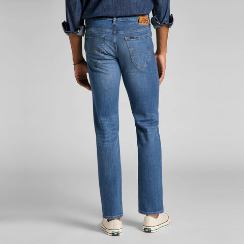 Lee Men's Blue Dark Freeport Regular Straight Daren Zip Fly Jeans | Lee In Lebanon