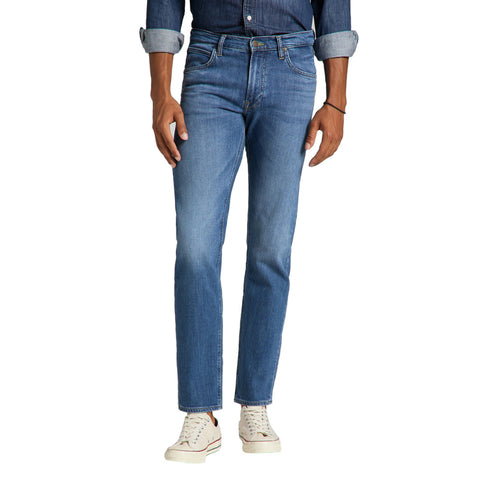 Lee Men's Blue Dark Freeport Regular Straight Daren Zip Fly Jeans | Lee In Lebanon