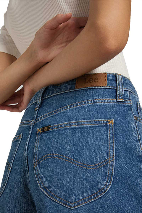 Lee Women's Blue Wide Leg Long Jeans |Lee In Lebanon