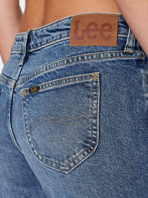 Lee Women's Blue Tidal Crash Low Rise Jane Straight Jeans | Lee In Lebanon