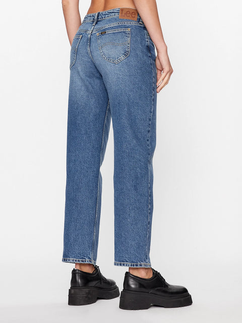 Lee Women's Blue Tidal Crash Low Rise Jane Straight Jeans | Lee In Lebanon