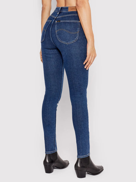 Lee Women's Dark Blue Ivy Super Skinny Fit Jeans |Lee In Lebanon