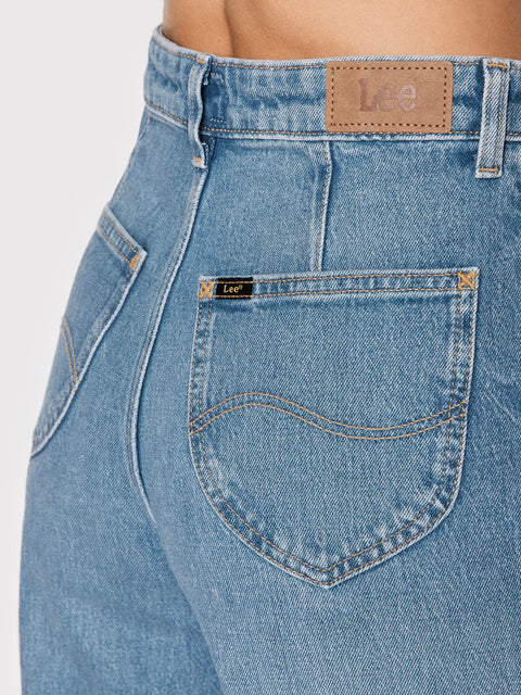 Lee Women's Blue Mid Soho Stella A Line Ultra High Waist Flare Jeans | Lee In Lebanon