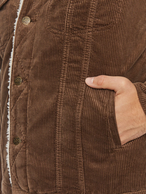 Lee Men's Brown Corduroy Regular Fit Transition Jacket | Lee In Lebanon