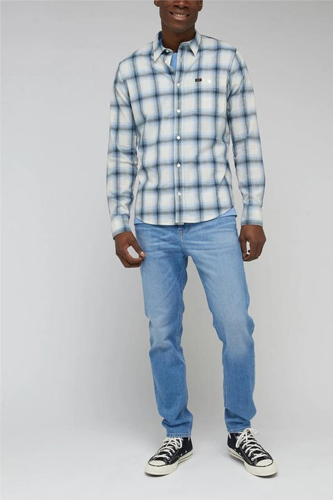 Lee Men's Prep Blue Leesure Long Sleeve Shirt |Lee In Lebanon
