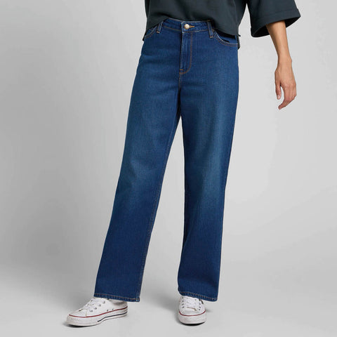Lee Women's Dark Blue Wide Leg Jeans | Lee In Lebanon