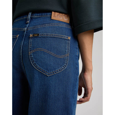 Lee Women's Dark Blue Wide Leg Jeans | Lee In Lebanon