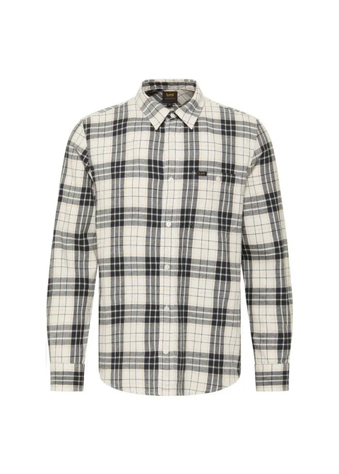 Lee Men's Ecru Check Leesure Shirt |Lee In Lebanon