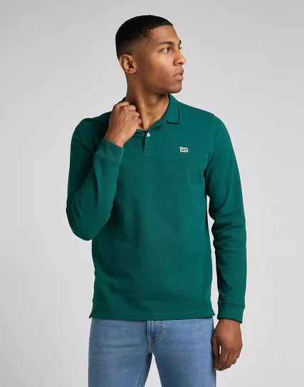 Lee Men's Esmeralda Long-Sleeved Pique Polo Blouse |Lee In Lebanon