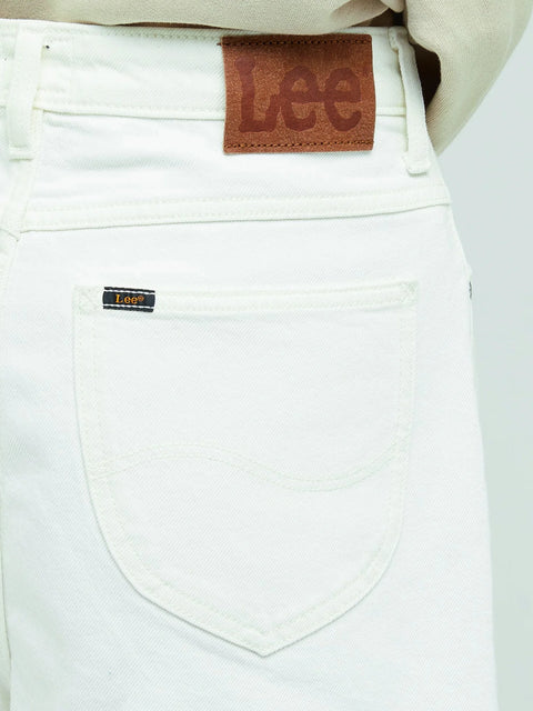 Lee Women's Off White Stella Regular Fit Denim Short | Lee In Lebanon