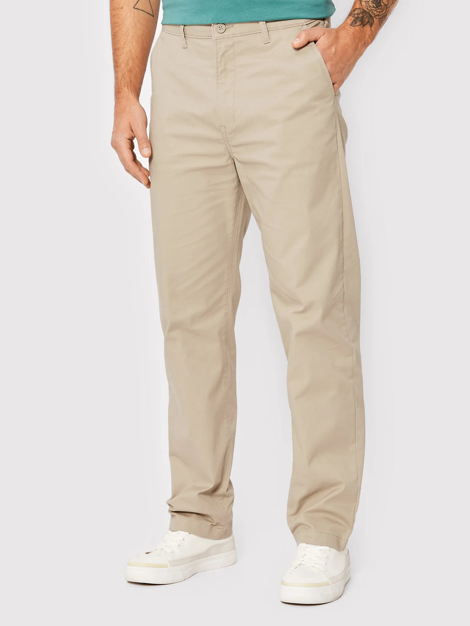 Lee Men's Grey Relaxed Fit Chino Pant | Lee In Lebanon