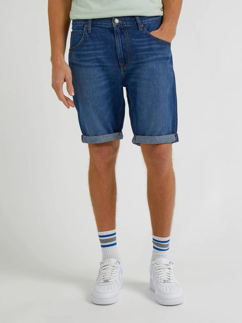 Lee Men's Blue 5 Pocket Regular Fit Denim Short | Lee In Lebanon