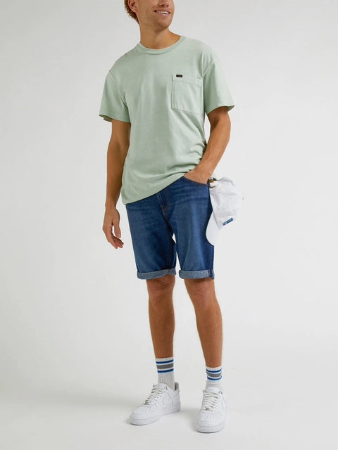 Lee Men's Blue 5 Pocket Regular Fit Denim Short | Lee In Lebanon