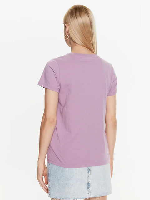 Lee Women's Light Purple Regular Fit T-Shirt | Lee In Lebanon