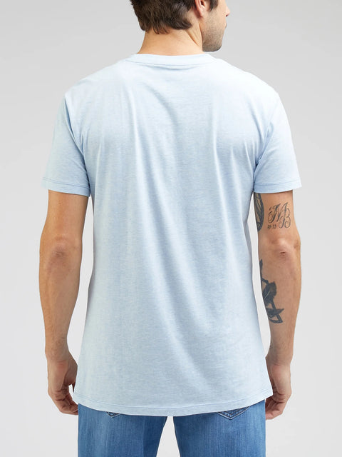 Lee Men's Blue Regular Fit Crew Neck Pocket T-Shirt | Lee In Lebanon