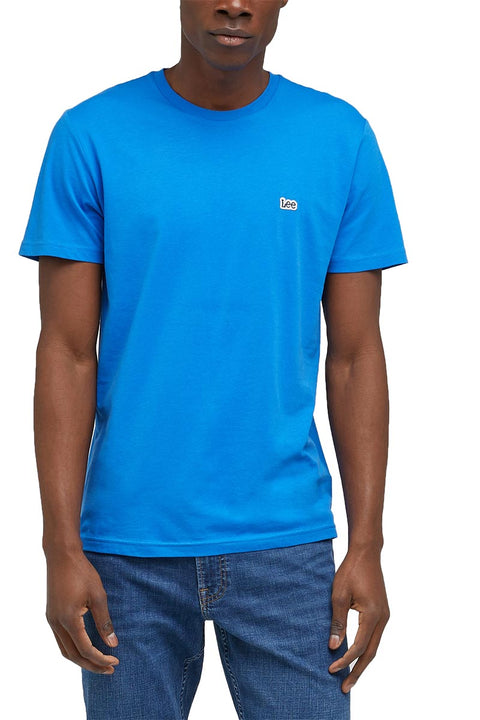 Lee Men's Blue Ferris Patch Logo T-Shirt | Lee In Lebanon