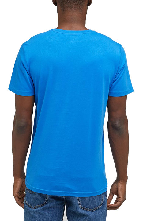 Lee Men's Blue Ferris Patch Logo T-Shirt | Lee In Lebanon